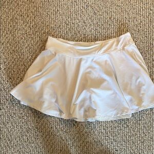 White Women's Tennis Skort